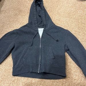 Brandy Melville cropped zip in super good condition